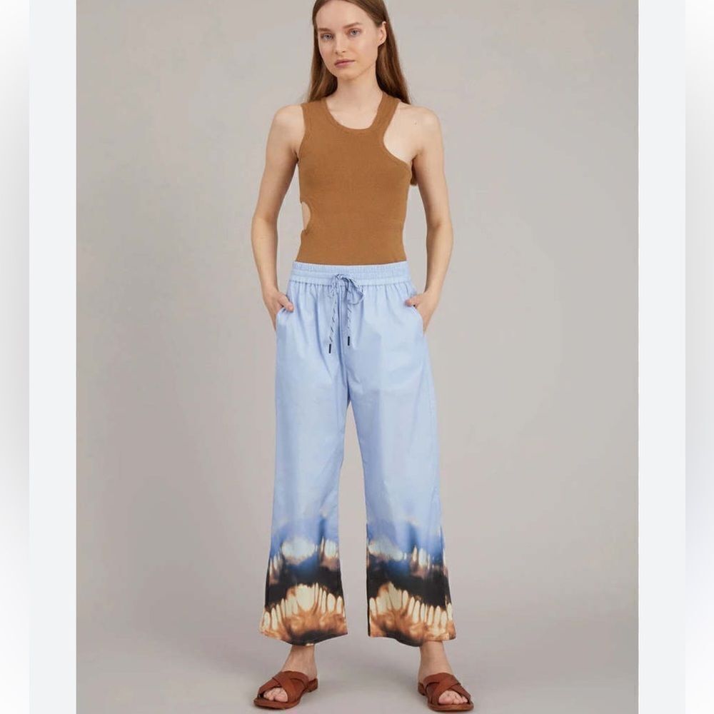 Munthe Vouce Pants Blue Tye Dye 34=M
